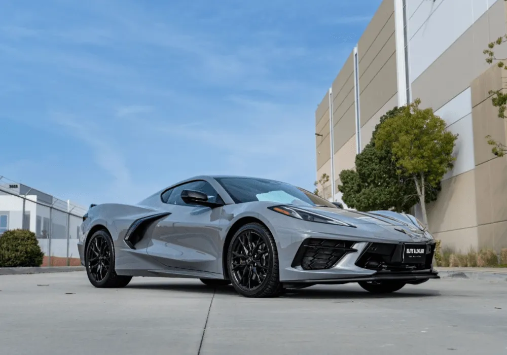 Gray Corvette C8